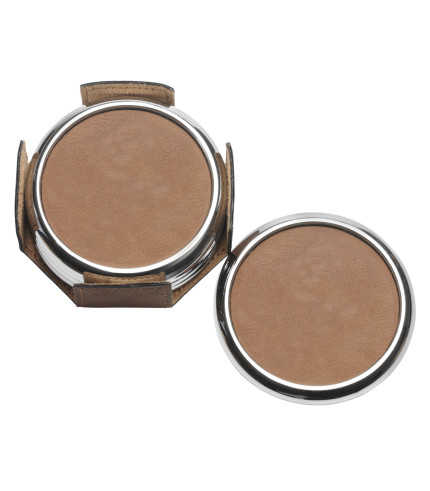 Coasters - Leatherette - Circle