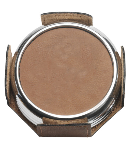 Coasters - Leatherette - Circle