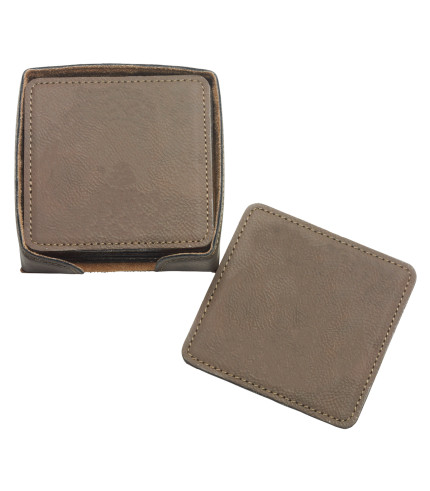 Coasters - Leatherette - Square