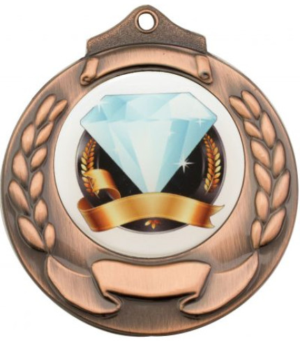 Banner Wreath Generic Medal - 50mm