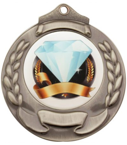 Banner Wreath Generic Medal - 50mm