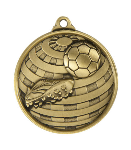 EVA Medal - Football Cyclone 50mm G/S/B